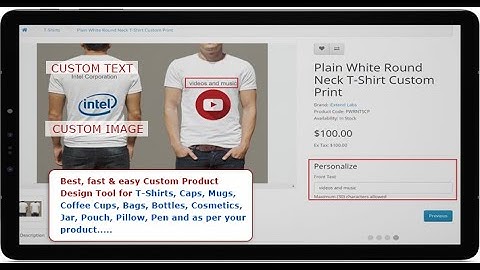 Opencart Custom Product Design