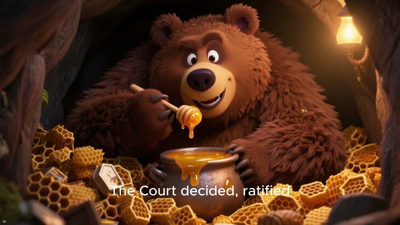 The Bear among the Bees. By Krylov. 