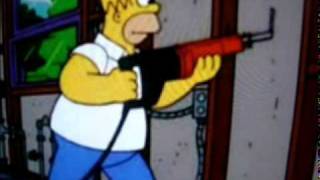 Homero simpson remodelando la cocina.mpg