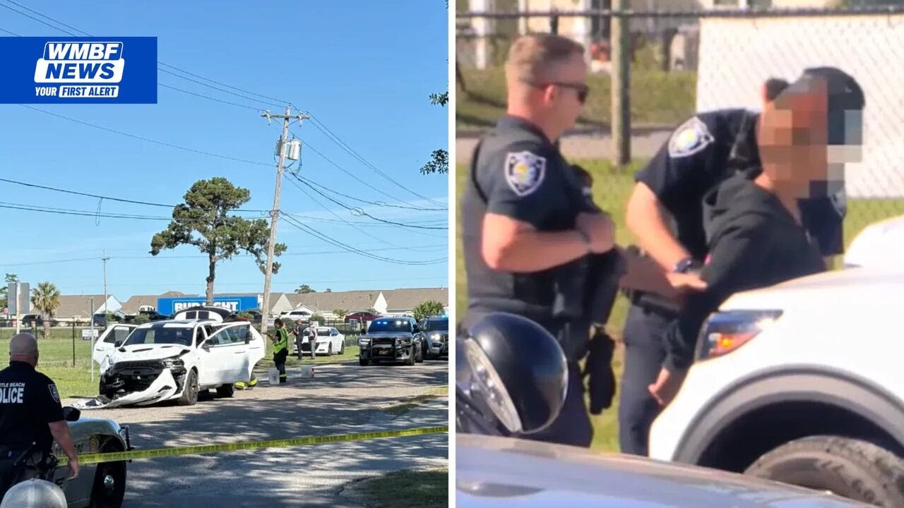 4 in custody after officers shot at during chase in Myrtle Beach, chief ...