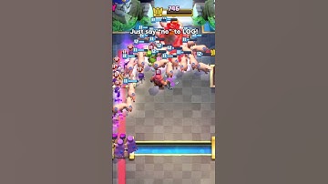Just say “no” to LOG! #clashroyale #shorts