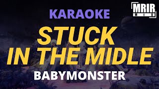 BABYMONSTER - Stuck In The Middle KARAOKE Instrumental With Lyrics