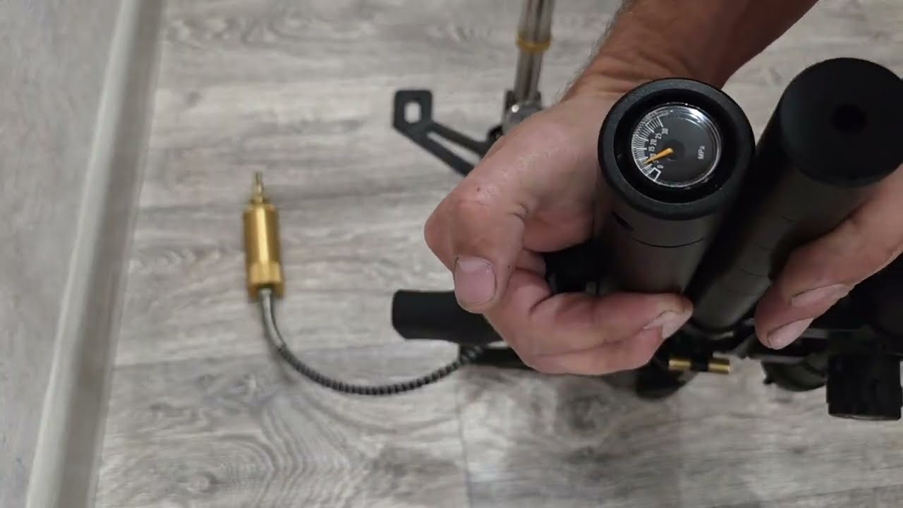 Насос высокого давления 3 ступени.[Качаю с 0 до 230 атм.]