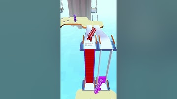 Bridge Race All Levels Gameplay Android,ios Level 1000 #shorts