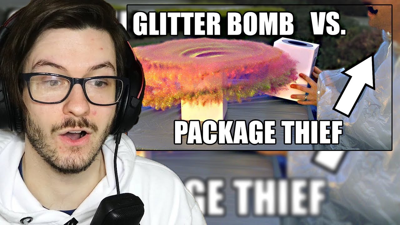 Daxellz Reacts to Mark Rober Glitter Bomb 1.0 vs Porch Pirates YouTube