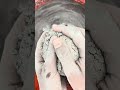 ASMR Soft Dry Sand Cement Crumbling into water #satisfying #crunchycrumbles 81