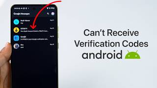 How To Fix Verification Code Not Receiving On Android