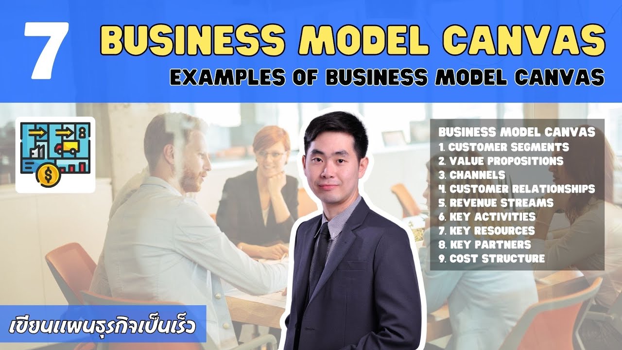 เขียนแผนธุรกิจ Business Model Canvas EP.7 ตัวอย่างการเขียนแผนแบบจำลองธุรกิจ