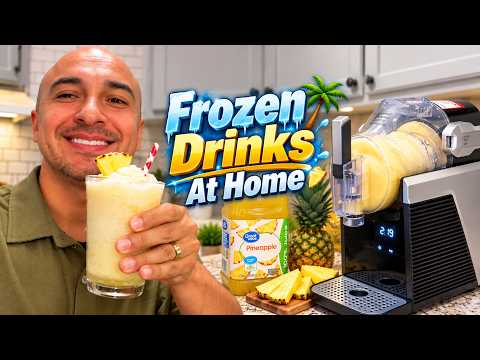 COWSAR Frozen Drink Machine Review | Homemade Pineapple Slushie Test
