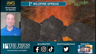 Tuesday evening weather forecast | Showers won't quell wildfire threat
