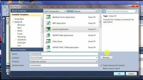 c# CONSOLE APPLICATION FOR MULTIPLICATION TABLE OF A NUMBER