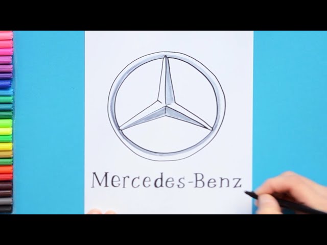Mercedes Logosu Nasıl Çizilir? - Mercedes Logosu Boyama 