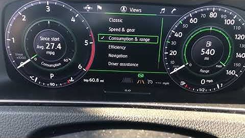VW golf mk7 facelift Animated display using obdeleven