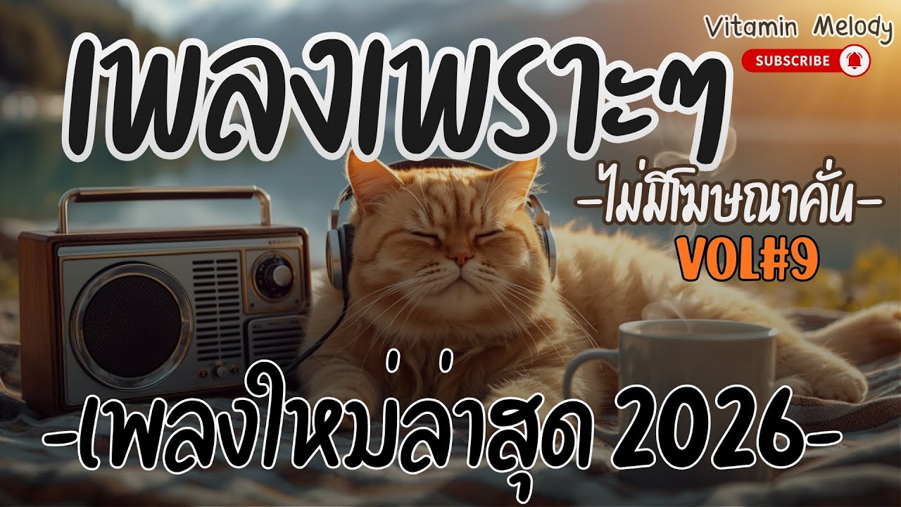🎶💊VOL#9| รวมเพลงไทยฟังสบาย เพลงใหม่2026 เปิดยาว เพลงคาเฟ่ชิล ทำงานเพลิน | Vitamin Melody เพลงเพราะๆ