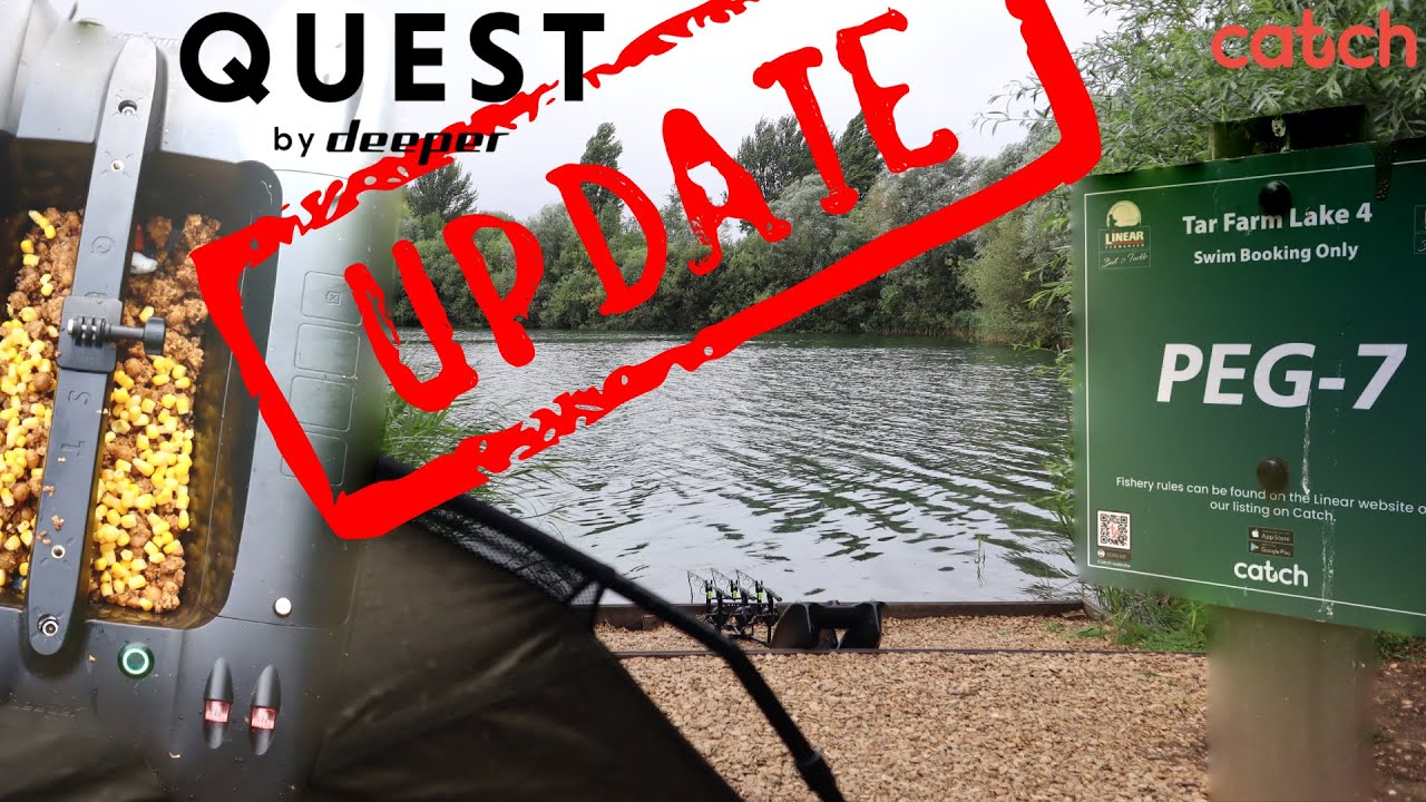 24hrs @ Linear Fisheries || Deeper Quest Bait Boat Update NEW FEATURES || Martyns Angling Adventures