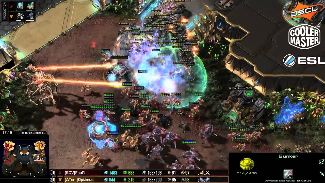 DSCL Team League - Team AT Gaming vs. Team EC Visualize - Game 1