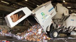 Recology Commercial Recycling Truck