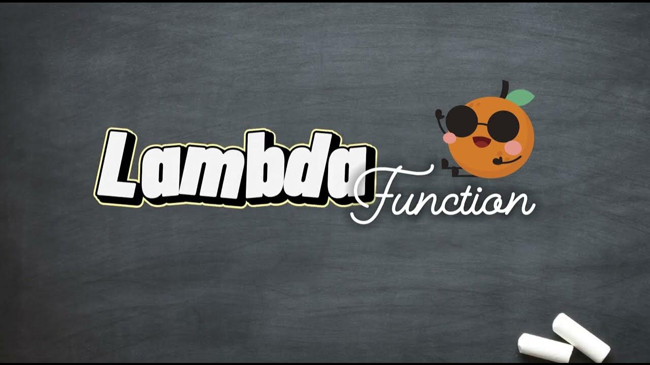 Lambda function là gì ? - YouTube