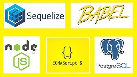 Create Rest API Using  Sequelize, babel and ES6 in NodeJs with PostgreSQL database