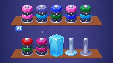 Sort Works: Nuts & Order - Levels 111-116