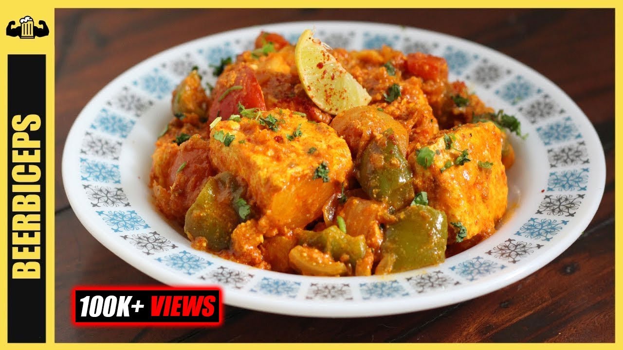 HEALTHY Paneer Tikka Masala - Indian Bodybuilding Recipes | BeerBiceps Vegetarian - YouTube