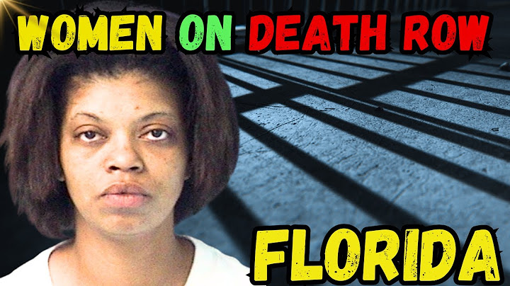 She is THE ONLY WOMAN on Florida's DEATH ROW waiting to be executed