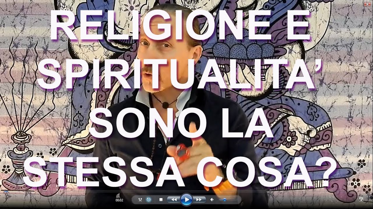 Religione e spiritualita sono la stessa cosa? - YouTube