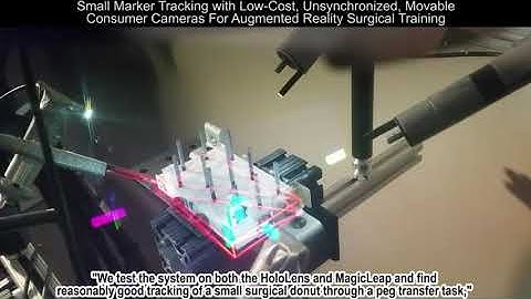 Small Marker Tracking with Low-Cost, Unsynchronized, Movable Consumer Cameras ISMAR 