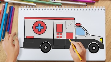 Easy Ambulance Drawing - Professional Drawing Videos