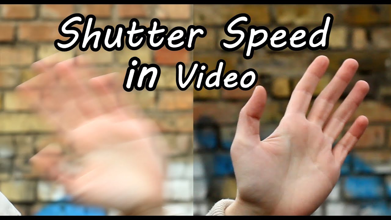 Camera What Is Shutter Speed In Dslr Camera how to use shutter speed in video on dslr camera exposure tutorial and comparison