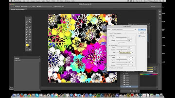 Photoshop CC tutorial  : Surreal pattern gradient layer combinations