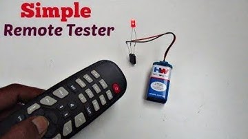 Remote Tester|Tv remote tester|IR Sensor Making|Simple RC transmitter and receiver|remote control