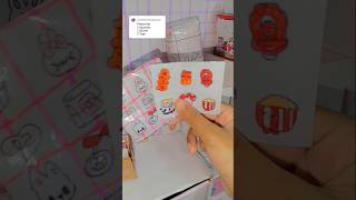 packing order fake 📦🌷| #packwithme #squishy #stickers #washitape #trending #youtube #viral #fypviral