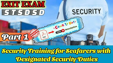 STSDSD Exit Exam Questions #1 | PDF in Description | SSO Exit Exam Questions