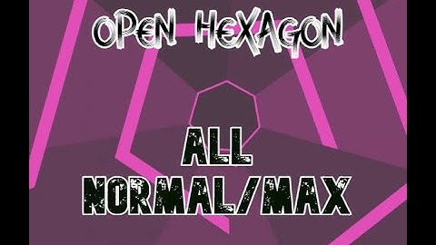 [Open Hexagon] All Normal/Max Levels Cleared!
