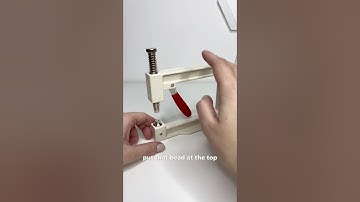 Pearl setting machine is one of my favourite DIY tools💯🙌