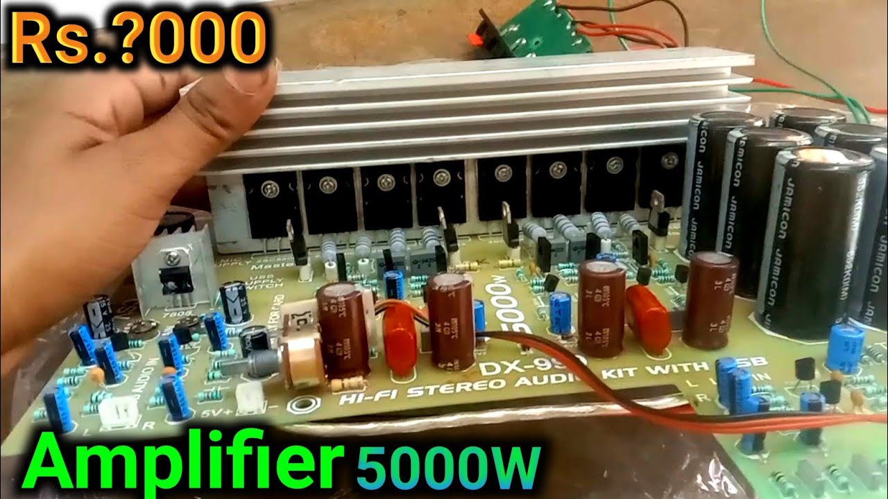 5000w Amplifier Board🔥Dj Amplifier Kit Board | 5200 Transistor 10 | Anand Kr Technical