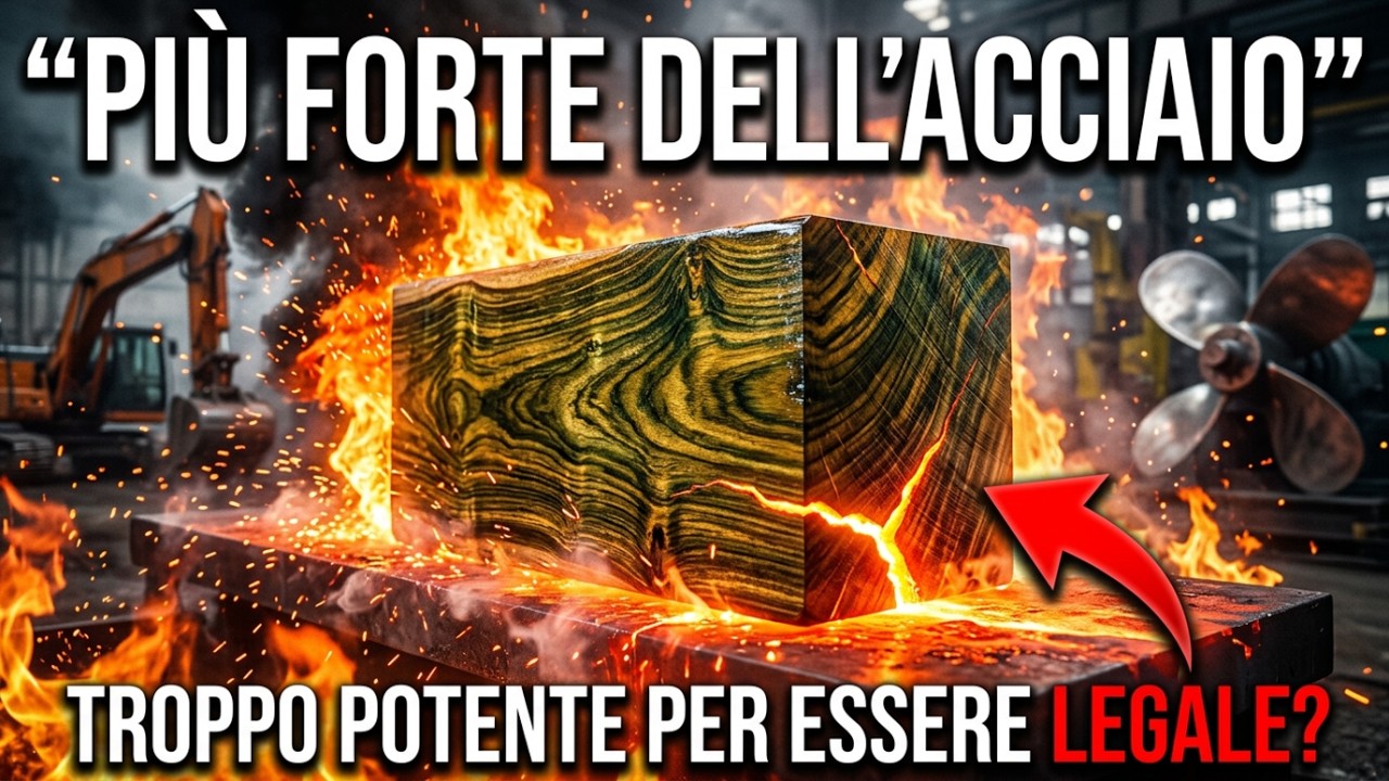 Questo Legno Rompe Le Motoseghe. Antimarcio Per 100 Anni. Perché L'Acciaio L'Ha Cancellato?