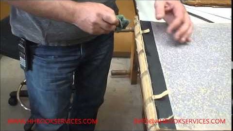 Ledger Restoration Part 4 of 21 Cleaning Spine