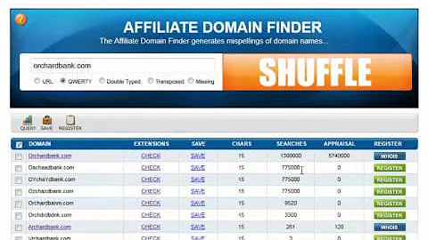 Discover the Best Affiliate Domains with our Domain Generator