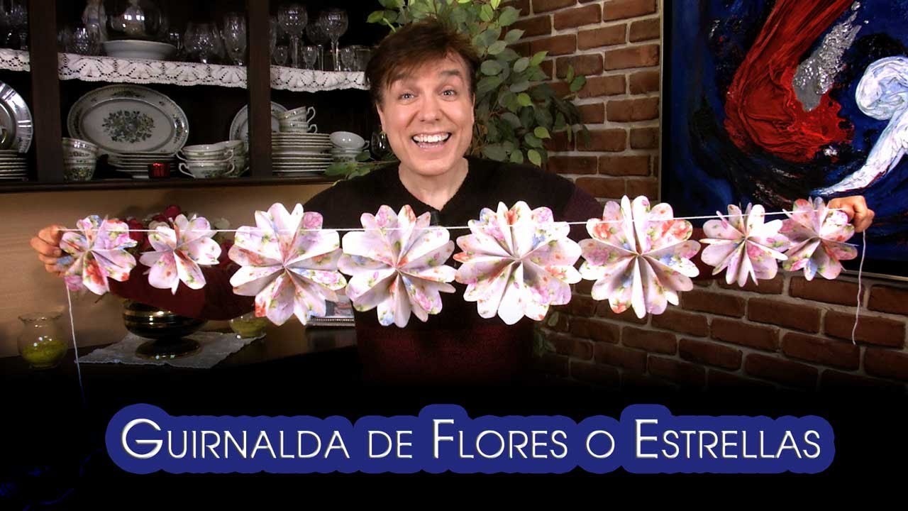 Como hacer guirnaldas de flores