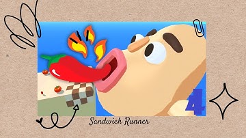 Sandwich Runner - Gameplay - Part 4 (IOS, Android) #funnygamestop