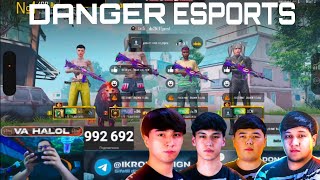 DANGER ESPORTS VAXSHIONA TOP 1 TOLKA PUSH 😱😱 KANALGA OBUNA BO'LIB KUZATING