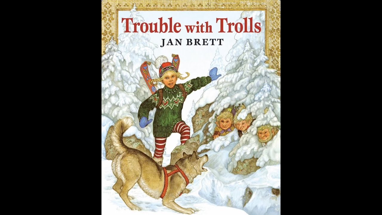 Проблемы с троллями ❄️ Джен Бретт: чтение вслух, вопросы на понимание и зимние развлечения для детей