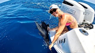 She Caught the Fastest Fish in the World! (Sailfish Catch Clean & Cook with a Crazy Twist)