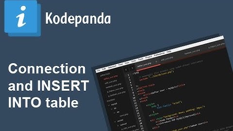 PHP MySQLi CRUD Database Tutorial - Part 1