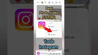 Instagram Best Ai Photo/Video Editing Tool 😱 | photo video edit kaise kare #shorts #instagramtips