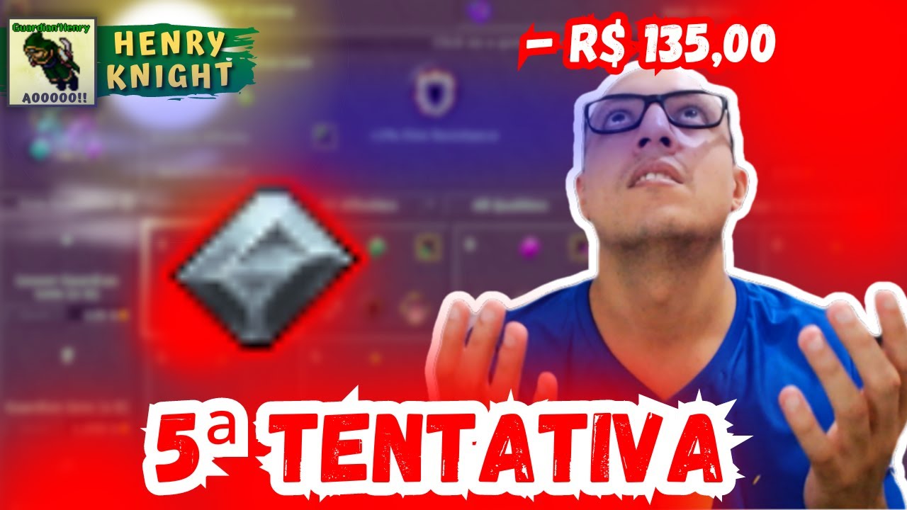 TIBIA - REVELANDO GREAT GEM, 5ª TENTATIVA 🤬 - YouTube