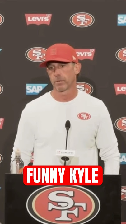 Kyle Shanahan makes a joke?! #49ers #dominickpuni #nfl