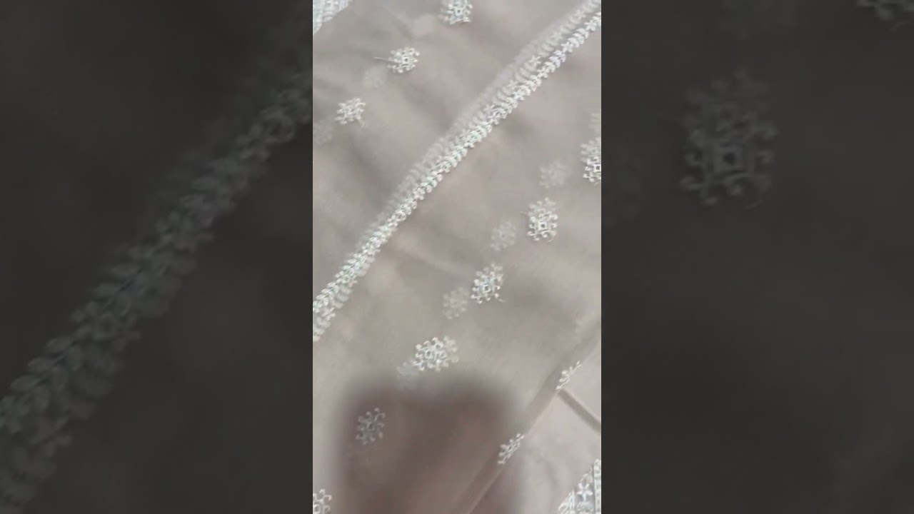 Bareeze swiss lawn 3piece with pure Shafoon dupatta 